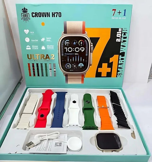 ساعة سمارت CROWN H70 ULTRA 2
