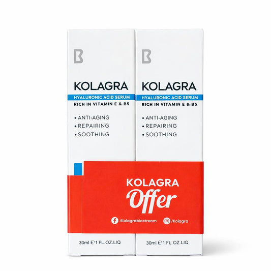سيرم هيالورونيك اسيد قطعتين (1+1) Kolagra