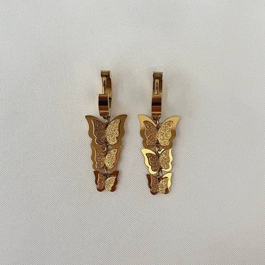 حلق فراشات شيك