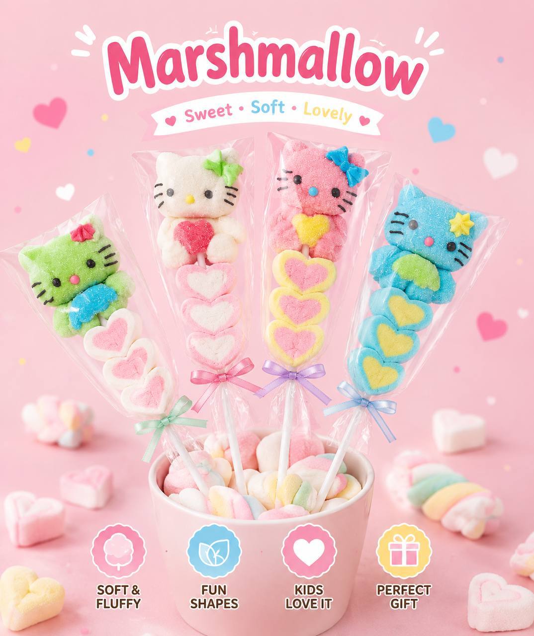 Marshmallow sticks