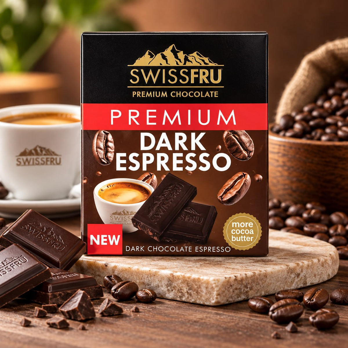 SWISSFRU DARK ESPRESSO