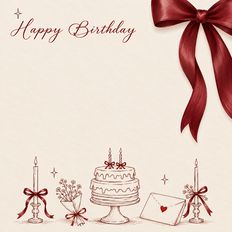 Happy Birthday رسالة