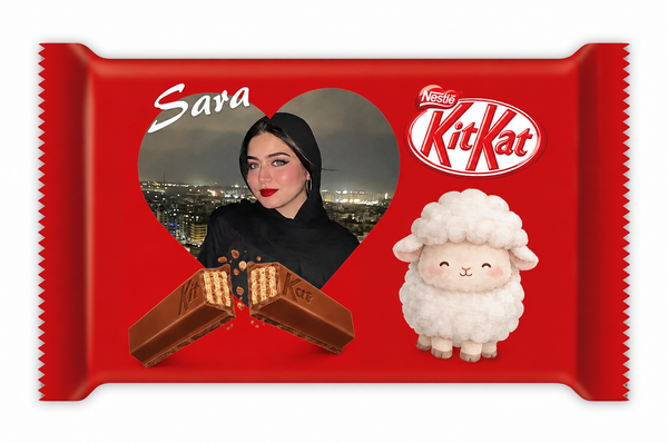 Kitkat 4 fingers | ضع صورتها عليها