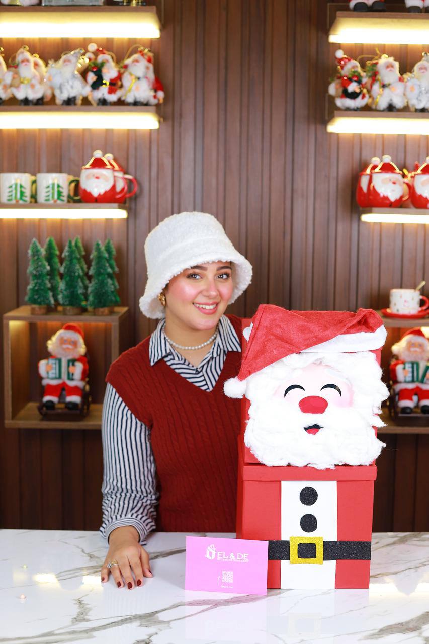 بوكس مجسم بابا نويل دبل