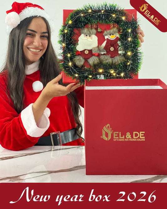 بوكس بديزاين بابا نويل وسنو مان