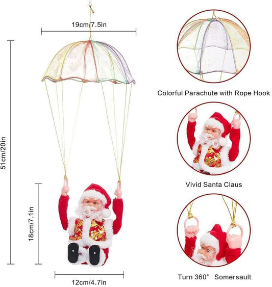 بابا نويل متحرك باراشوت