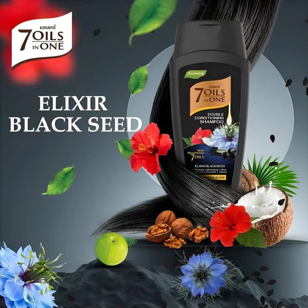 شامبو ومرطب مزدوج  EMAMI 7 oils in one