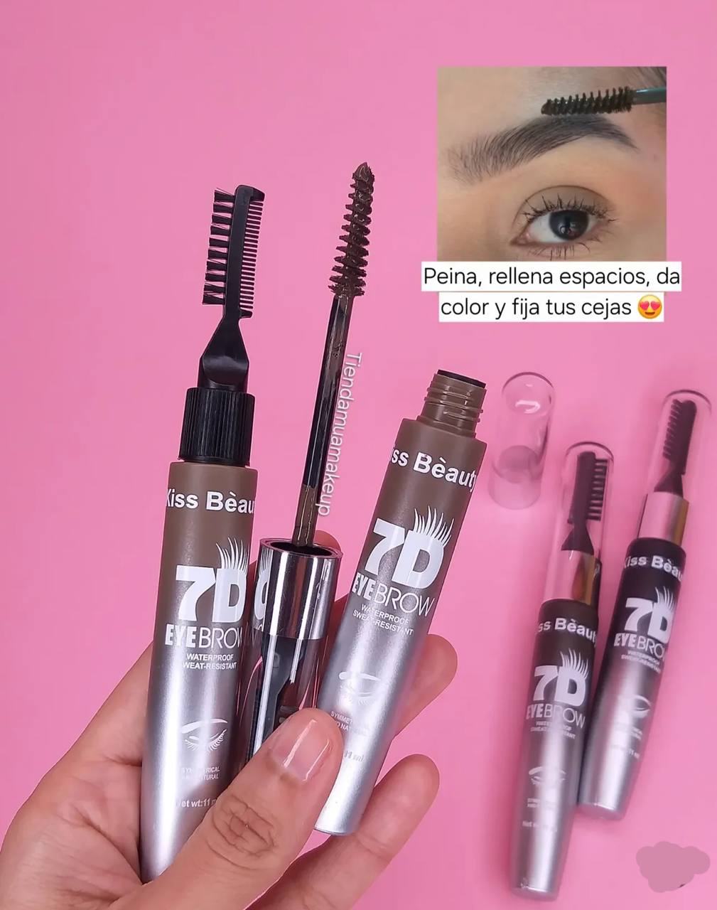 ماسكرا  حواجب ماركة Kiss Beauty 7 D