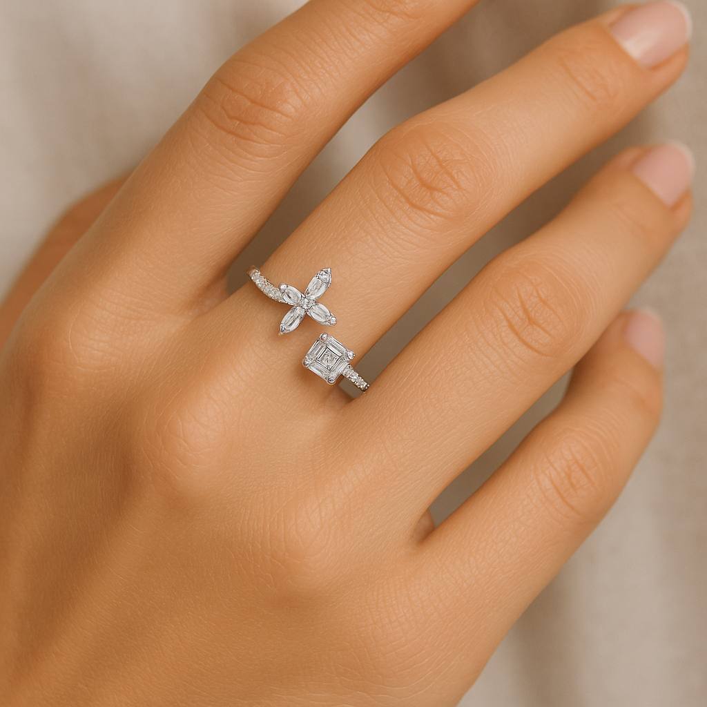 خاتم فضة شيك