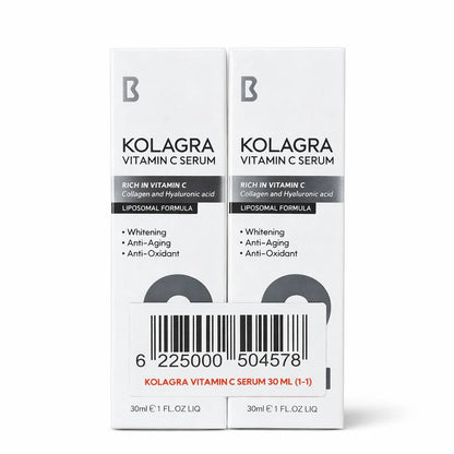 سيرم فيتامين C قطعتين (1+1)  Kolagra