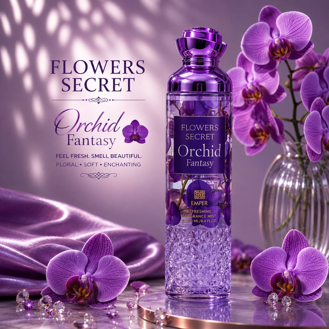 بادي اسبلاش Flowers Secret