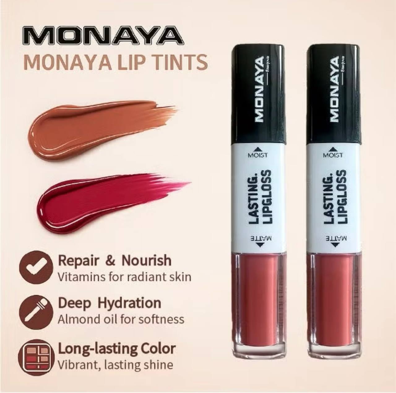 ليب جلوس دابل Monaya