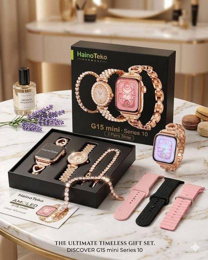 طقم ساعات فاخر HainoTeko G15 mini - Series 10
