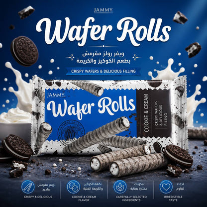 بسكوت wafer rolls