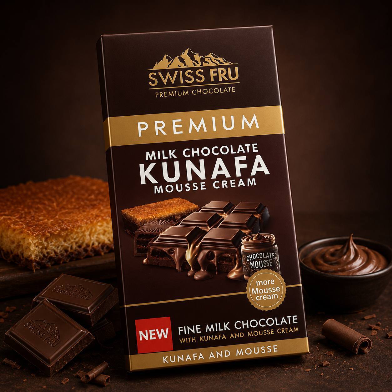 شكولاته Swiss Fru kunafa
