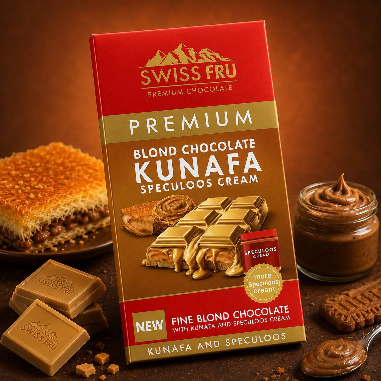 شكولاته Swiss Fru kunafa