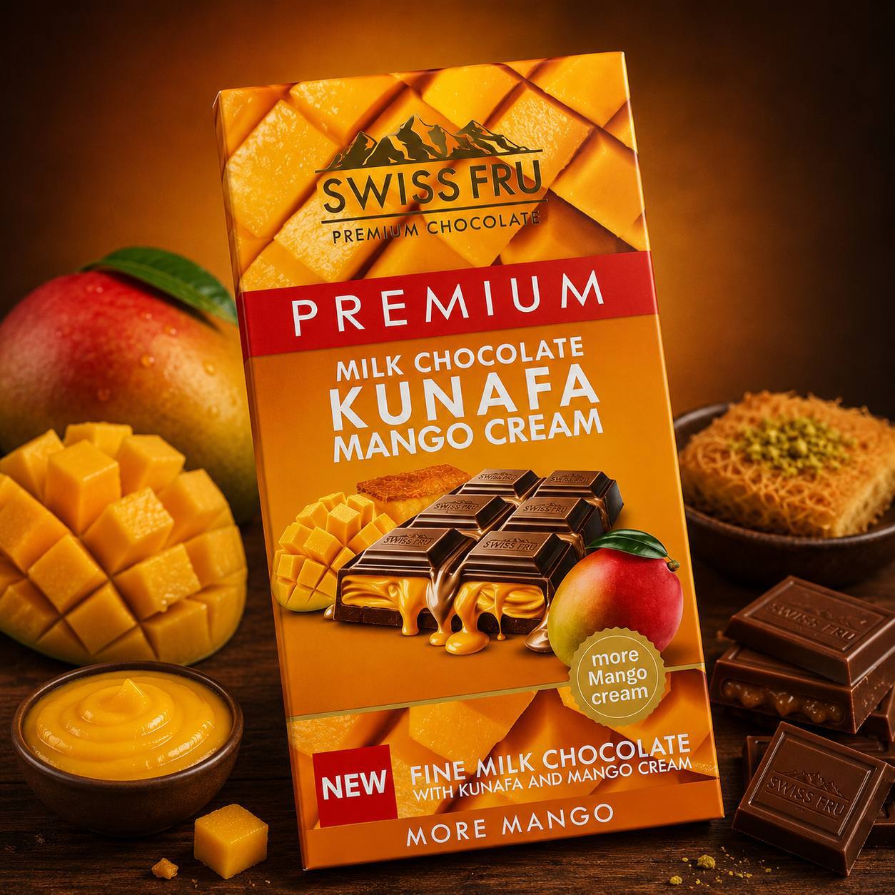 شكولاته Swiss Fru kunafa