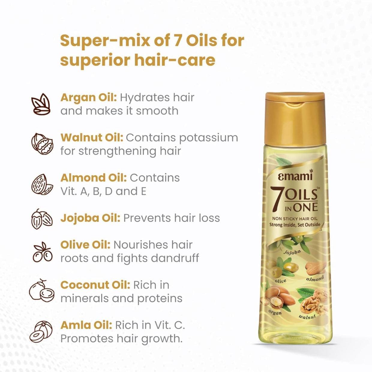 زيت الشعر EMAMI 7 oils in one