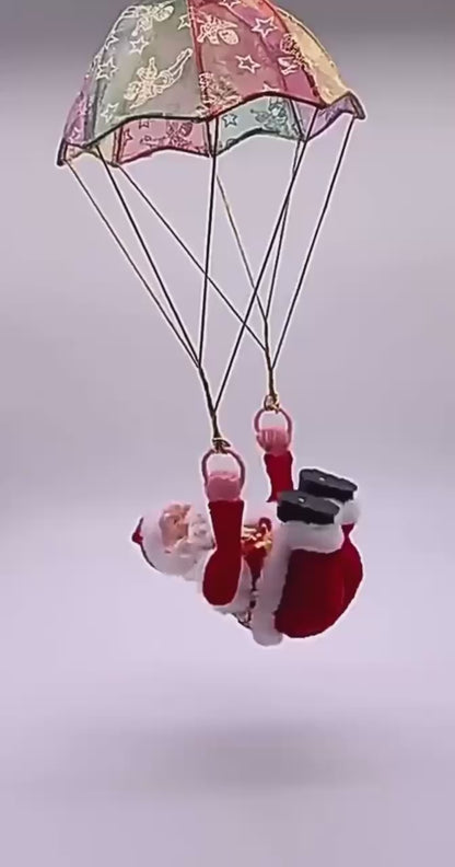 بابا نويل متحرك باراشوت