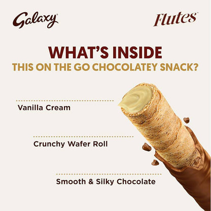 شكولاته  Galaxy flutes Vanilla Cream