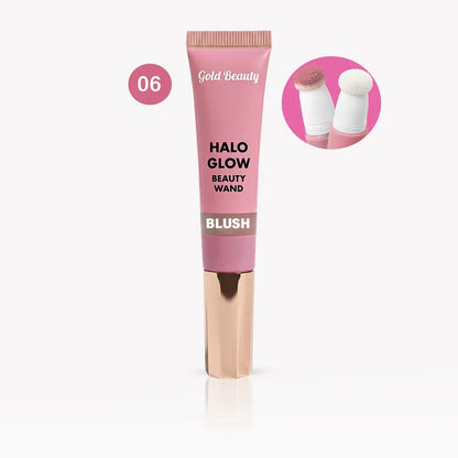 بلاشر مع اسفنجة دمج Gold Beauty