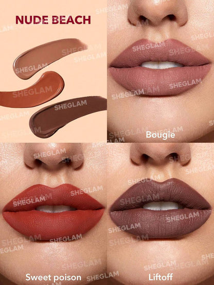 مجموعة روج 3 لون Sheglam