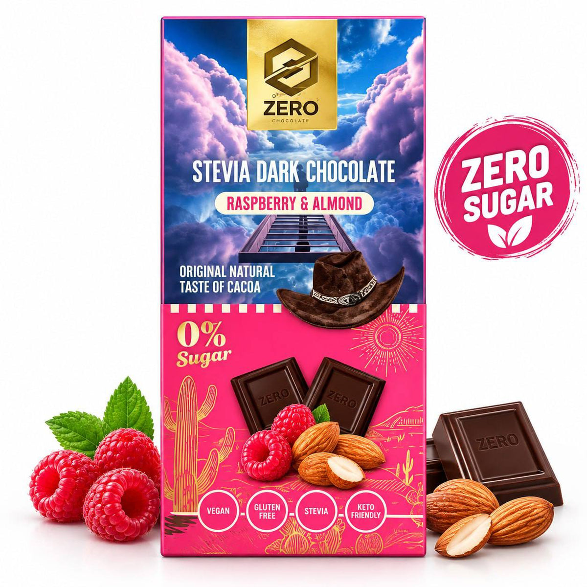 Zero sugar chocolate بدون سكر