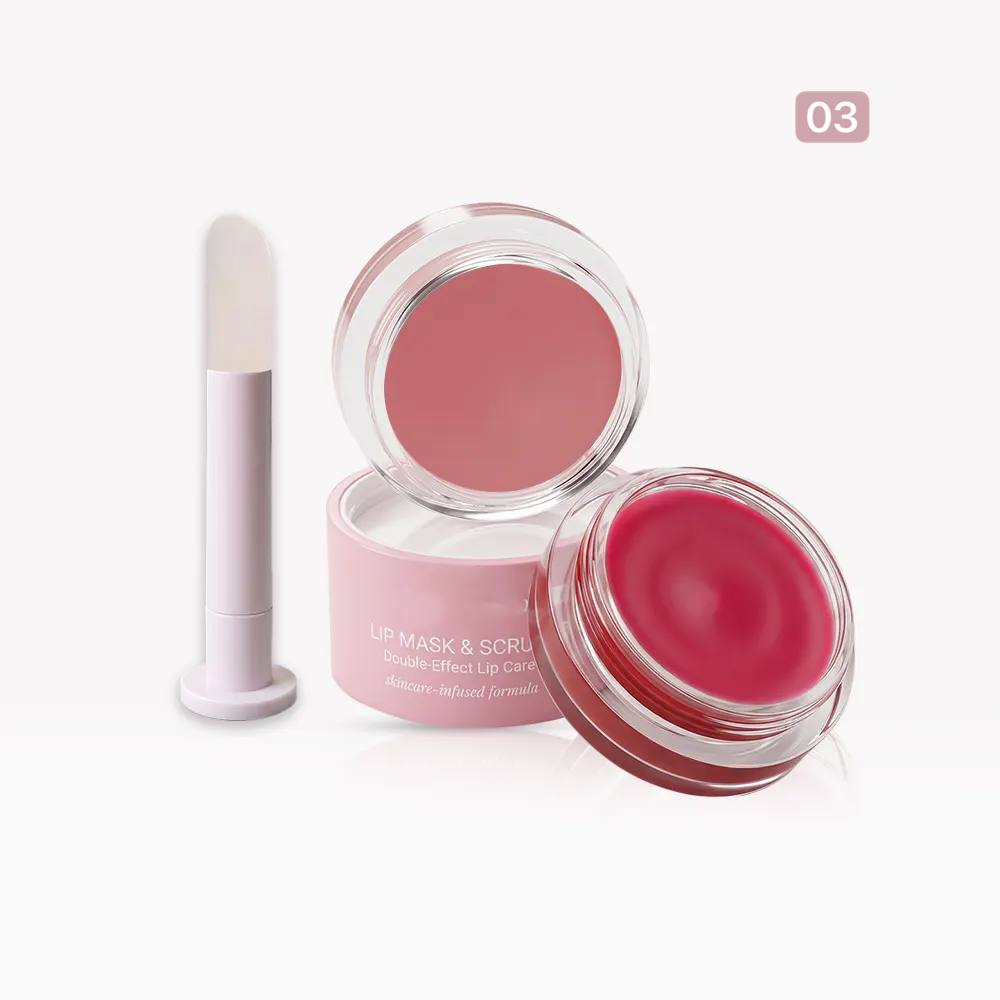 ماسك ومقشر شفاه دابل Gold Beauty