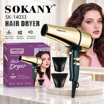 سشوار Sokany استانلس 3600 وات