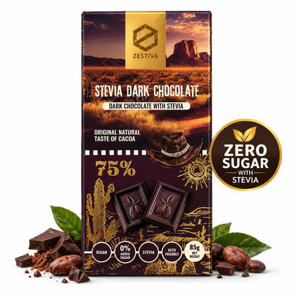 Zero sugar Dark chocolate بدون سكر