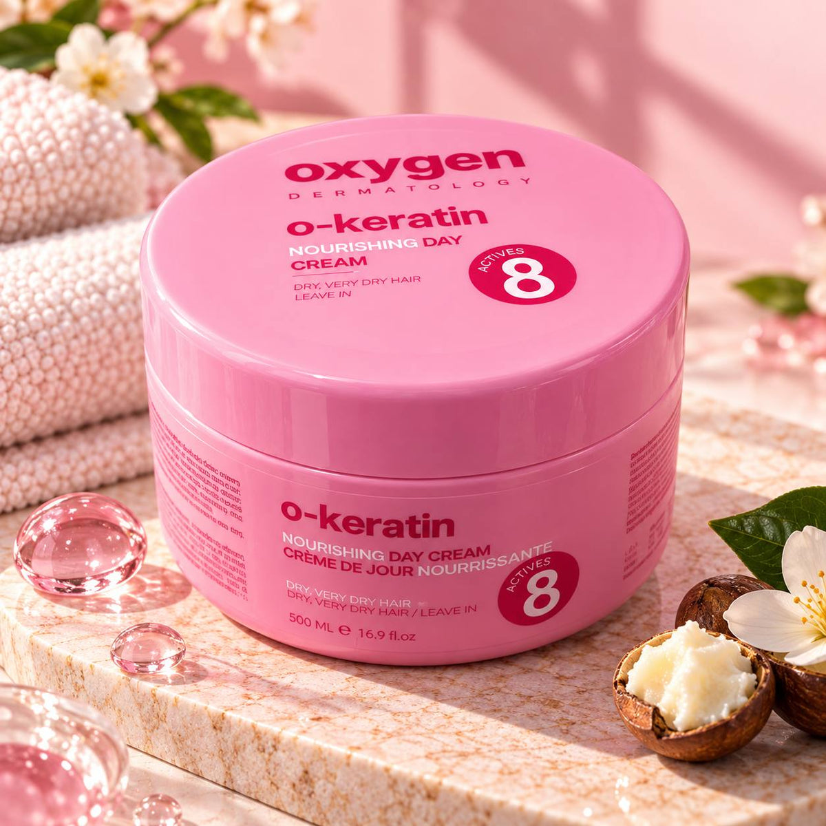 كريم مغذي للشعر O keratin من Oxygen
