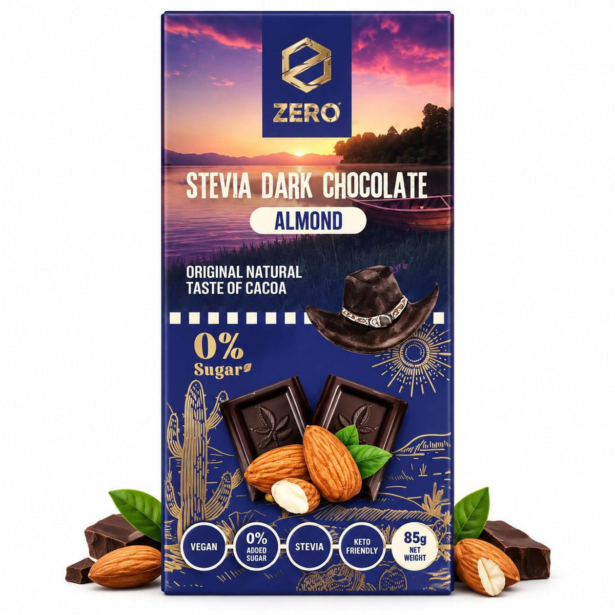 Zero sugar chocolate بدون سكر
