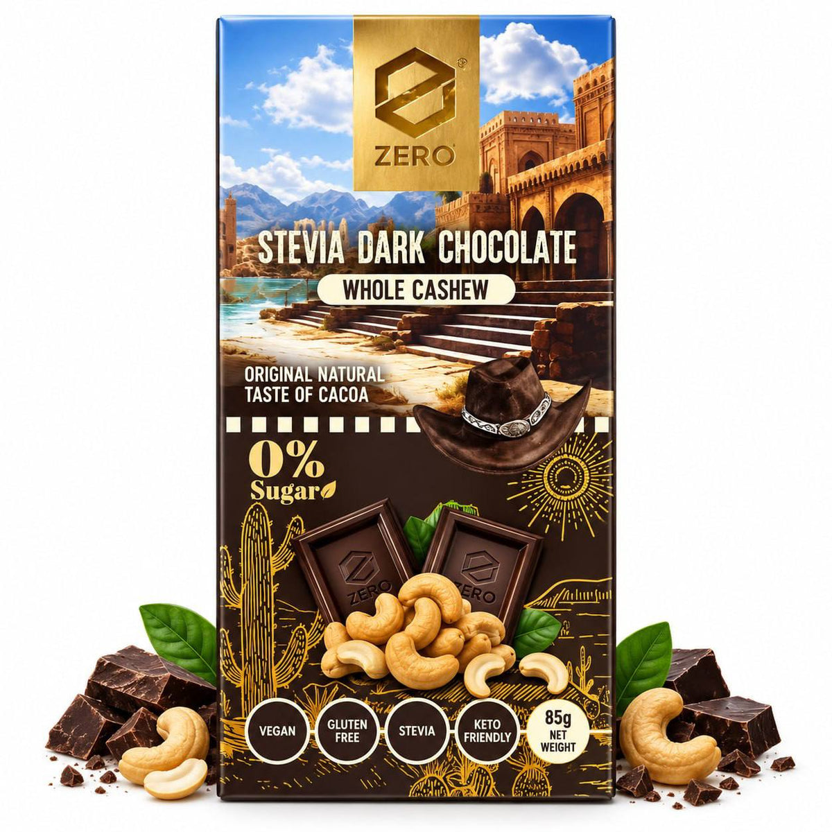 Zero sugar chocolate بدون سكر